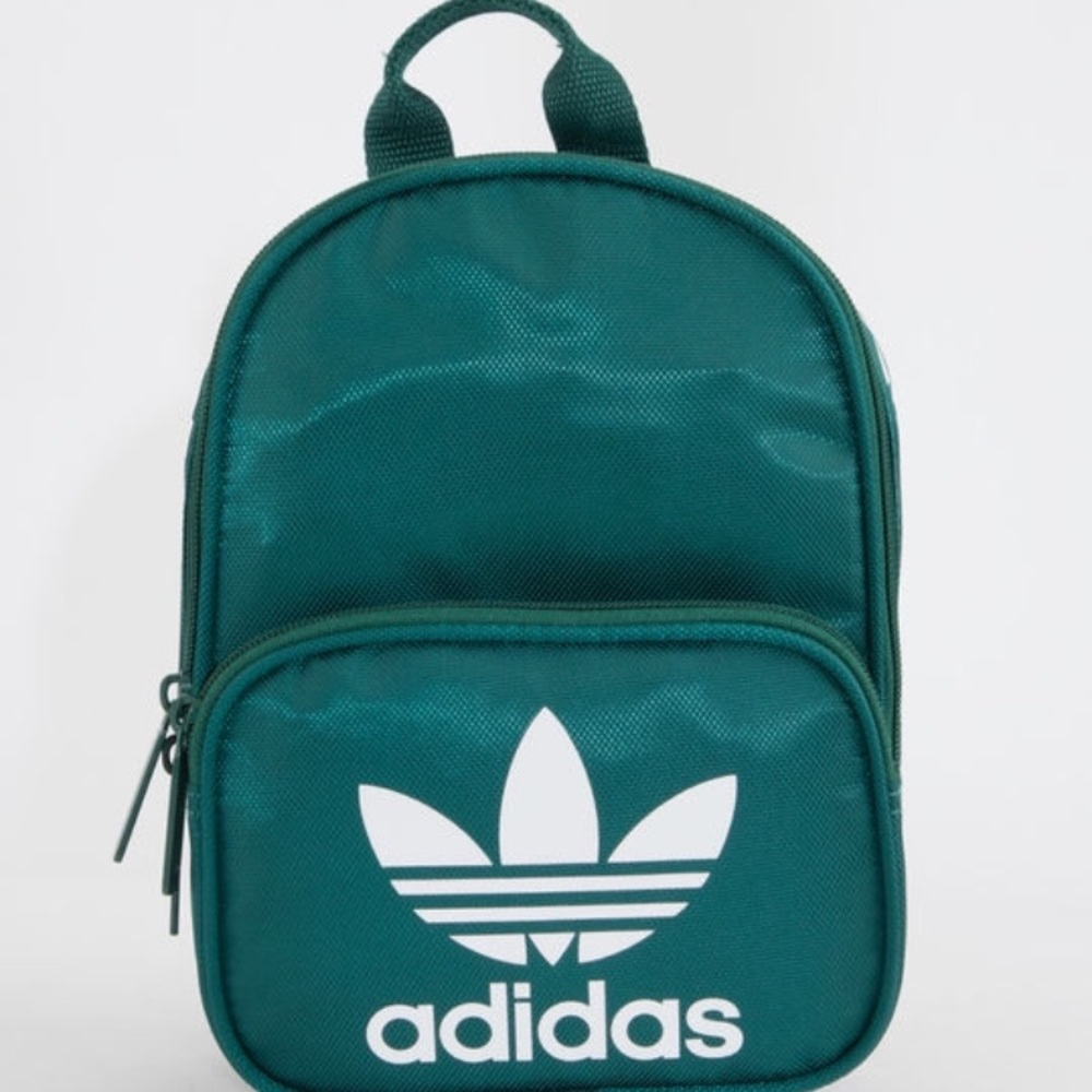 🆕ADIDAS///ORIGINAL GREEN MINI BACKPACK - Picture 2 of 7